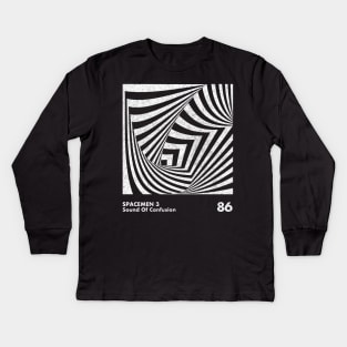 Spacemen 3 / Sound Of Confusion / Minimalistic Design Artwork Kids Long Sleeve T-Shirt